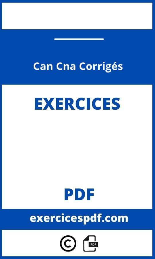 Can Cna Exercices Corrigés